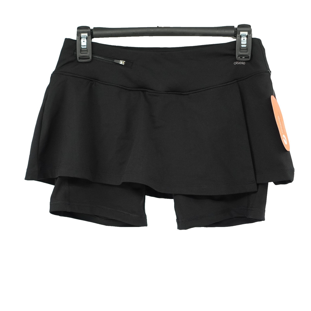 Oiselle Performance Skort SZ S Bum Wrap Short Athleticwear Athleisure Gym Read